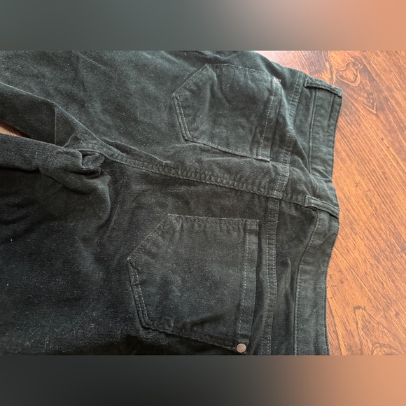 Well Worn Dark Green Corduroy Trousers - Picture 5 of 5